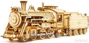 Puzzle drewniane 3D Lokomotywa [PUZZLE]