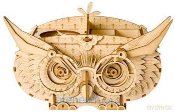 Puzzle Drewniane 3D Organizer Sowa [PUZZLE]