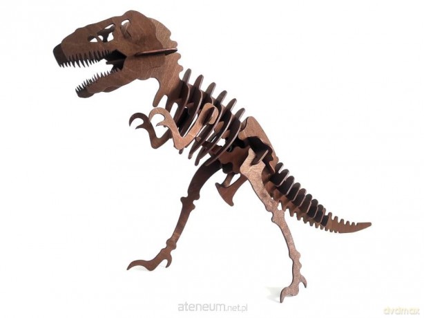 Puzzle drewniane 3D Szkielet t-rexa [PUZZLE]
