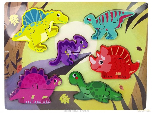 Puzzle drewniane zwierzęta [PUZZLE]