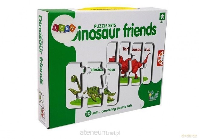 Puzzle edukacyjne dinozaury 10el [PUZZLE]