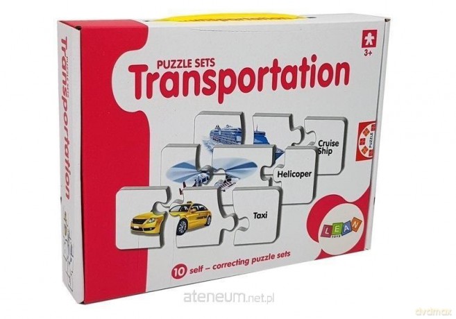 Puzzle edukacyjne transport 10el [PUZZLE]