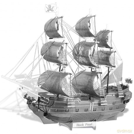 Puzzle Metalowe 3D - Statek Czarna Perła [PUZZLE]