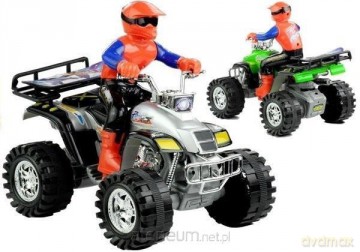 Quad terenowy z figurką kierowcy MIX
