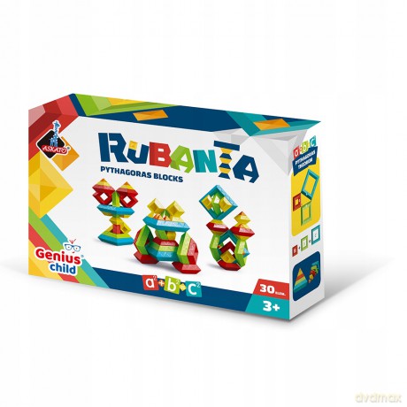 Rubanta klocki Pitagorasa 15 el. [KLOCKI]