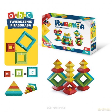 Rubanta klocki Pitagorasa 30 el. [KLOCKI]