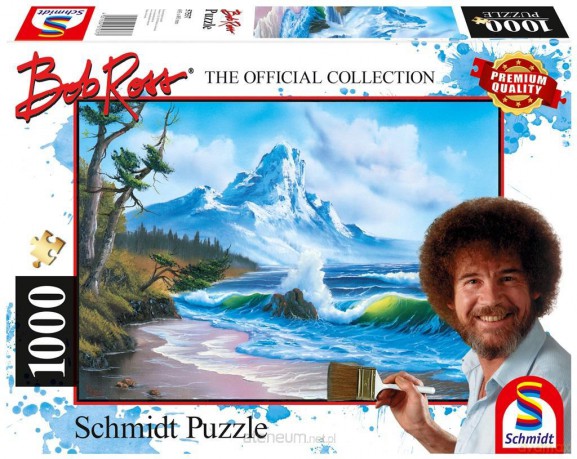 SCHMIDT 1000 el. Bob Ross, Góra nad morzem [PUZZLE]