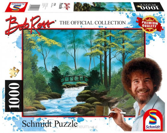 SCHMIDT 1000 el. Bob Ross, Samotny most [PUZZLE]