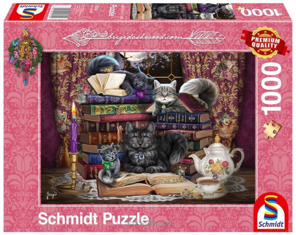 SCHMIDT 1000 el. Brigid Ashwood, Czas na książkę [PUZZLE]