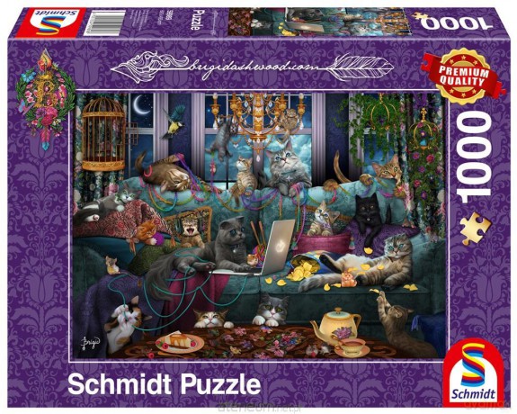 SCHMIDT 1000 el. Brigid Ashwood, Koty podczas kwarantan [PUZZLE]