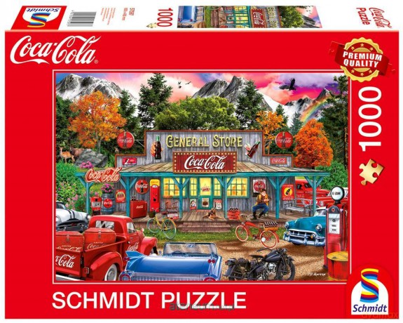 SCHMIDT 1000 el. Coca-Cola Sklep [PUZZLE]