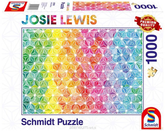 SCHMIDT 1000 el. Josie Lewis, Kolorowe trójkąty [PUZZLE]