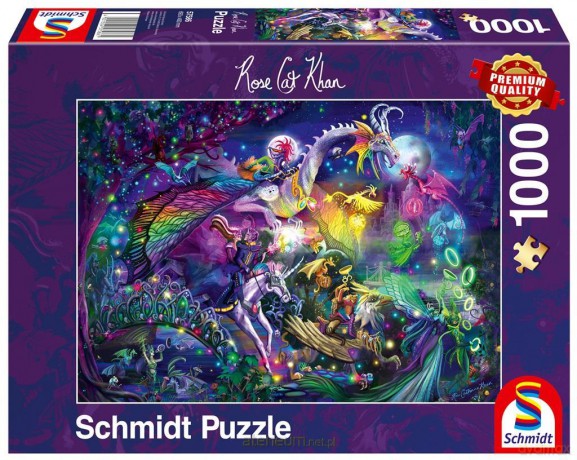 SCHMIDT 1000 el. Rose Cat Khan, Cyrk nocy letniej [PUZZLE]