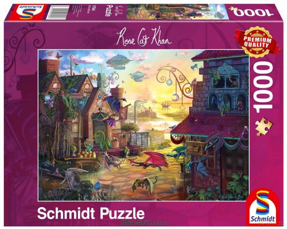 SCHMIDT 1000 el. Rose Cat Khan, Smocza poczta [PUZZLE]