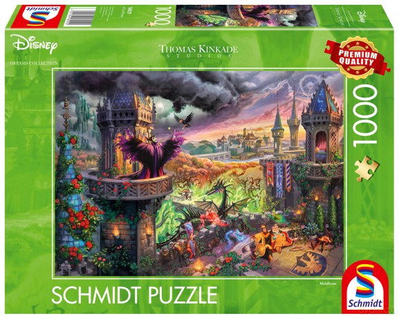 SCHMIDT 1000 el. Thomas Kinkade, Czarownica Disney [PUZZLE]