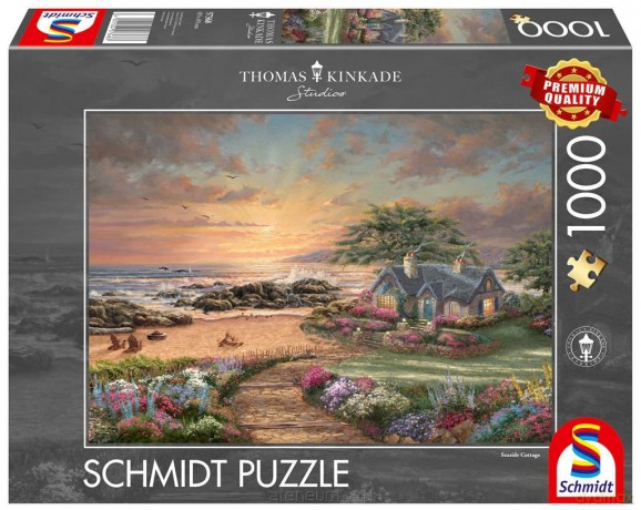 SCHMIDT 1000 el. Thomas Kinkade, Dom nad morzem [PUZZLE]