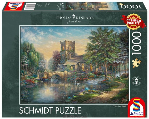 SCHMIDT 1000 el. Thomas Kinkade, Kaplica [PUZZLE]