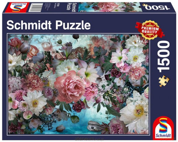 SCHMIDT 1500 el. Kwiaty pod wodą [PUZZLE]