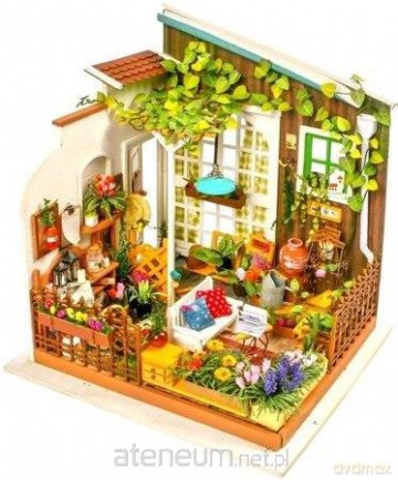 Składany Drewniany Model LED - Ogród [PUZZLE]