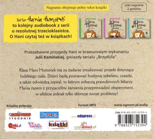 Cd Mp3 Doktor Hania Humorek Cz.5 Tw - Megan Mcdonald [KSIĄŻKA]