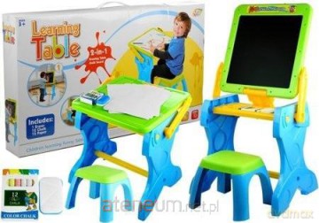 Tablica kredowa 2w1 + akcesoria
