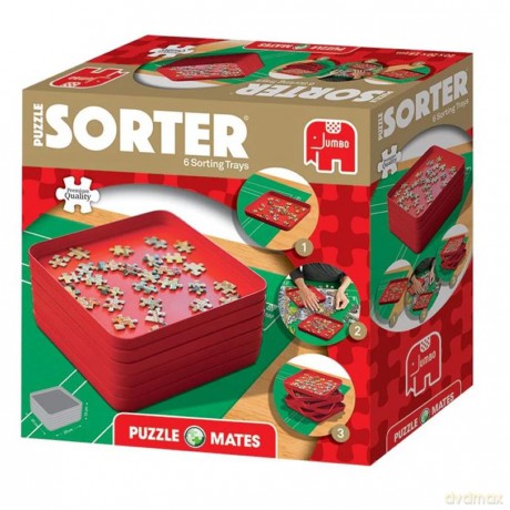 Tacki do sortowania puzzli 200x200mm 6szt [PUZZLE]