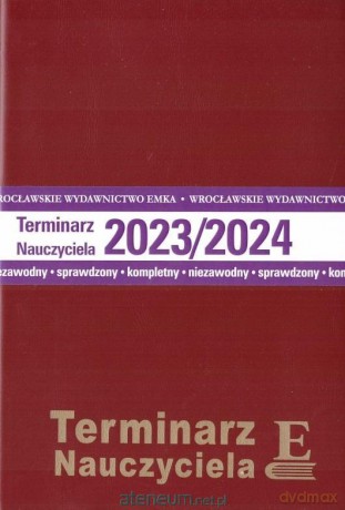 Terminarz Nauczyciela 2023/2024 [KALENDARZ]