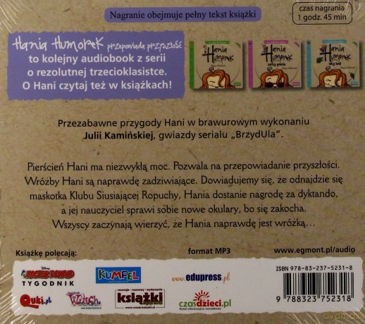 Cd Mp3 Hania Humorek Przepowiada Przyszłość Cz.4 Tw - Megan Mc Donald [KSIĄŻKA]