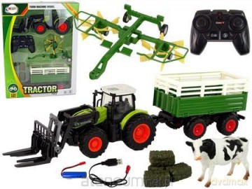 Traktor zdalnie sterowany + akcesoria