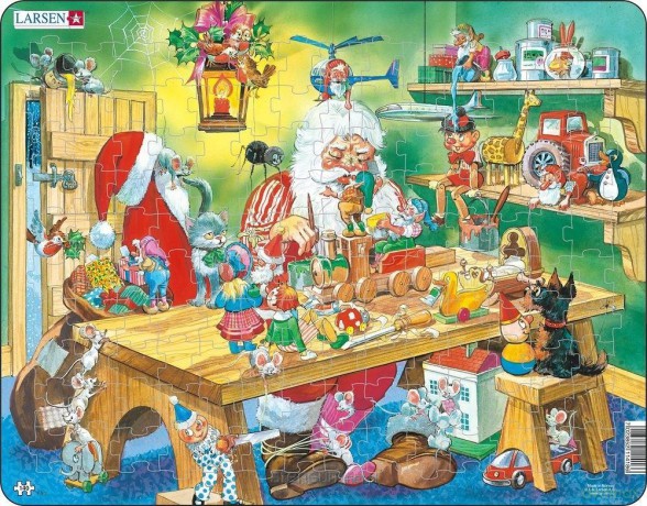 Układanka Warsztat Św. Mikołaja Maxi [PUZZLE]