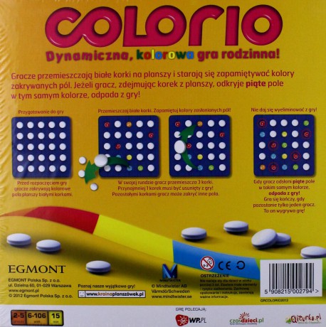 Coloria Gra Planszowa Tw [GRA PLANSZOWA]