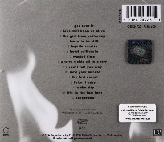 Eagles: Hell Freezes Over [CD]