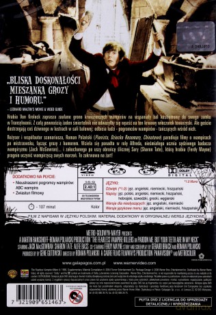 Nieustraszeni pogromcy wampirów [DVD]