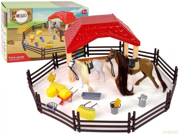 Zestaw farmerski stajnia + figurki [FIGURKA]