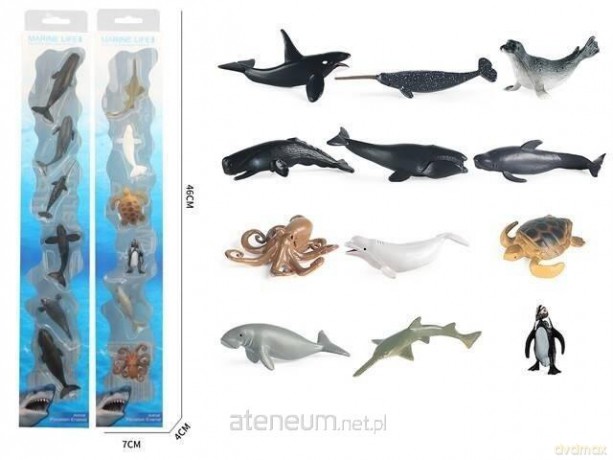 Zwierzęta oceaniczne 6szt. mix [FIGURKA]