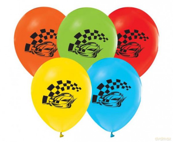 Balony Samochody (wyścigowe) 12 5 szt GZ-SMW5