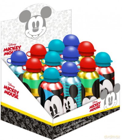Bidon aluminiowy 500ml mix Myszka Miki Mickey Mouse MI50002DT Kids2 butelka na wodę