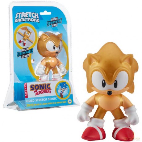 Figurka Stretch Sonic The Hedgehog super rozciągliwy Gold Stretch Sonic 13 cm 07920 [FIGURKA]