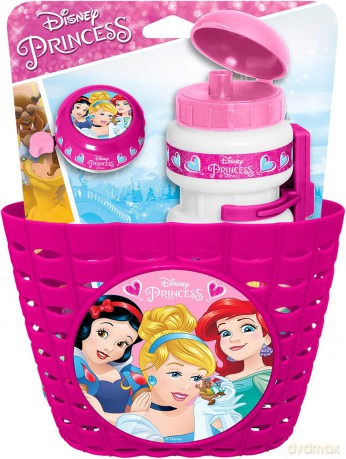 Koszyk dzwonek bidon na rower Princess