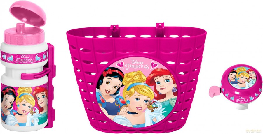 Koszyk dzwonek bidon na rower Princess