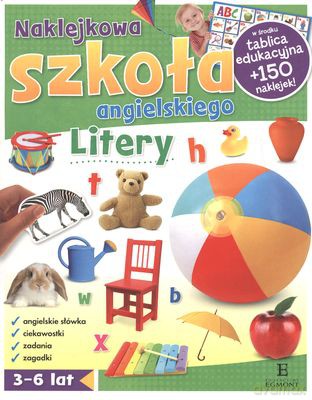 Litery Naklejkowa Szkoła Angielskiego [KSIĄŻKA]