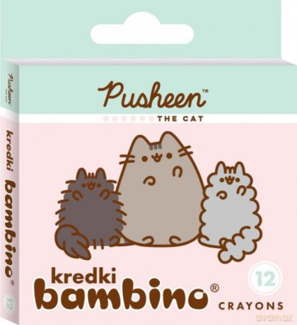 Kredki bambino 12 kolorów Pusheen