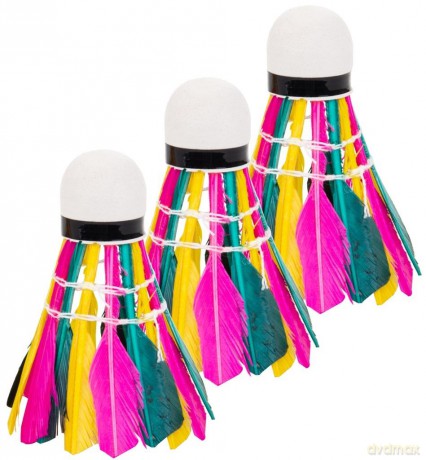 Lotka badminton z piór Enero 3szt kolorowa 1000756 [SPORT]