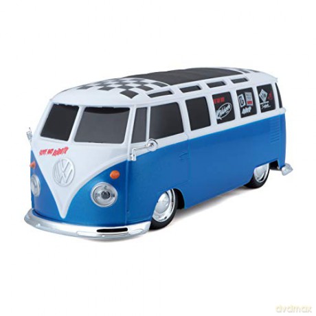 MAISTO 81529 Volkswagen Van Samba niebieski R/C 1:24