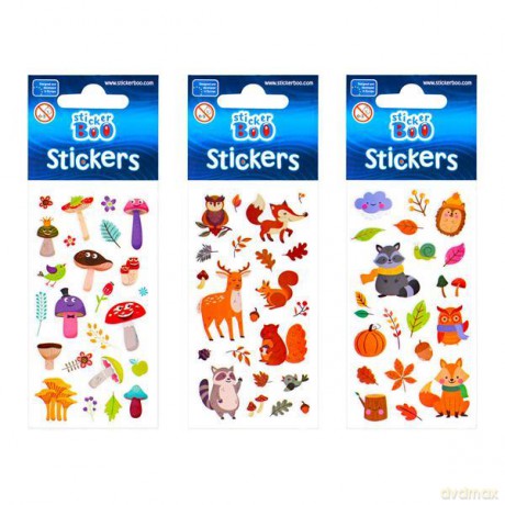 Naklejki Sticker Boo 6,6x18 cm Jesień 483493 mix