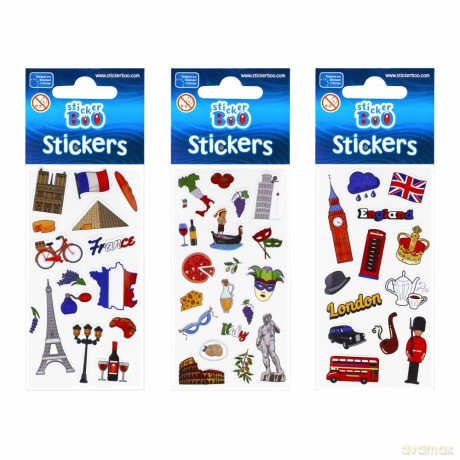 Naklejki Sticker Boo Europe 489559 mix Starpak