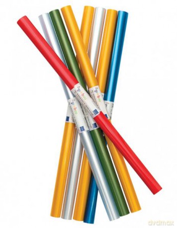 Okładka na książki Gimboo w rolce, PP, 65mikr., 40x180 cm kolorowa0 mix
