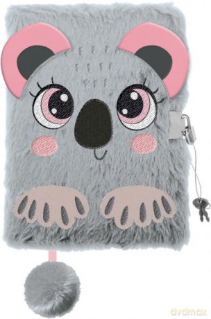 Pamiętnik z kłódką 3D włochacz A5 96k My Little Friend Sweet koala