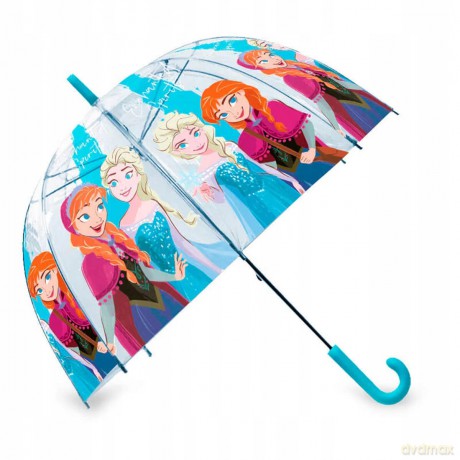 Parasolka przezroczysta automatyczna 48 cm Kraina Lodu Frozen FR50027 Kids