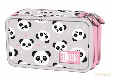 Piórnik 2-komorowy z wyposażeniem PC4 Panda Grey